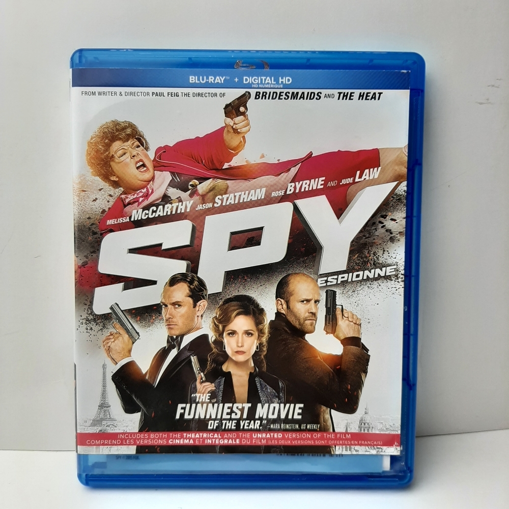 🍒4 for $20🍒 Spy Bilingual Blu-ray Comedy Movie